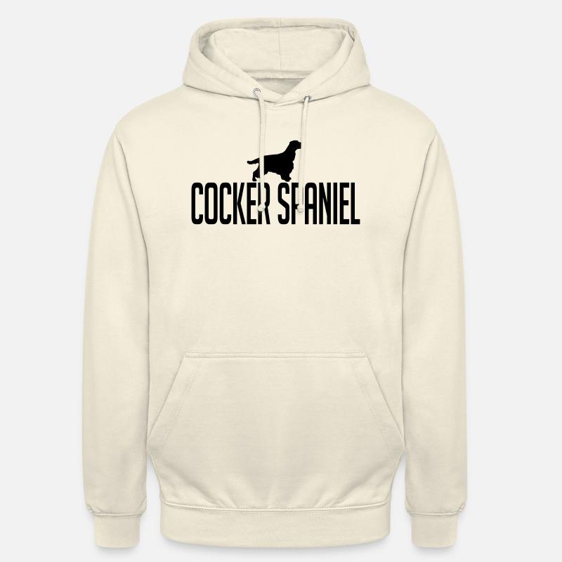 COCKER SPANIEL Hunderasse - Unisex Hoodie - Vanille-Milchshake
