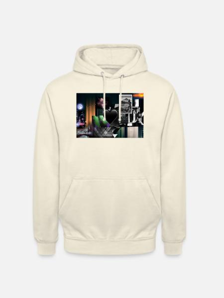 Dark ArtPrint - Unisex Hoodie - Vanille-Milchshake