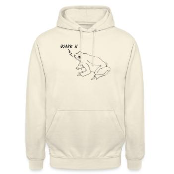 Frosch - Quark - Unisex Hoodie - Vanille-Milchshake - Vorne - Alina (178cm) & Michal (187cm)