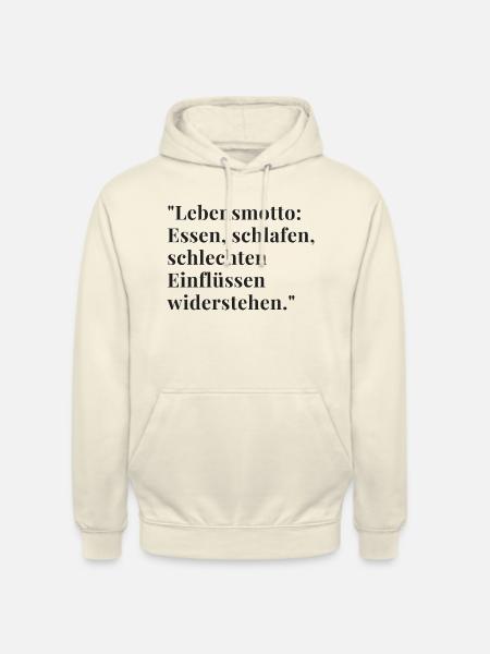 Humorvolle Sprüche - Unisex Hoodie - Vanille-Milchshake