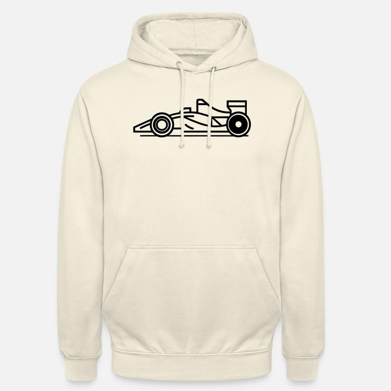 F1 Voiture de course - Sweat-shirt à capuche unisexe - vanille