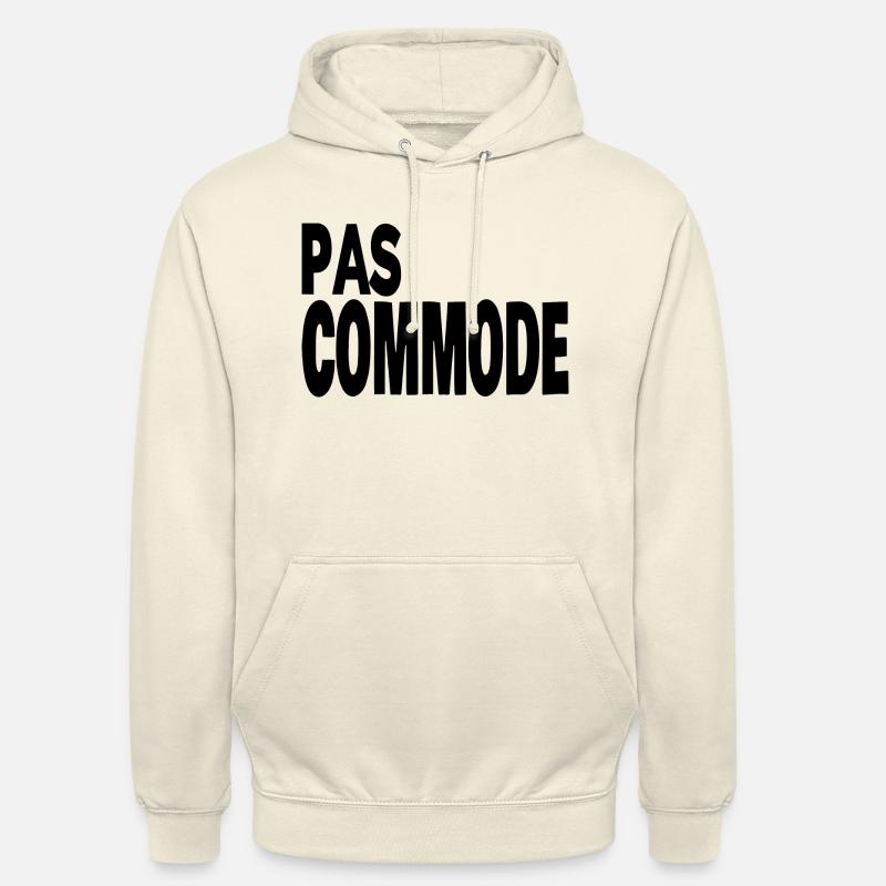 pas commode - Sweat-shirt à capuche unisexe - vanille