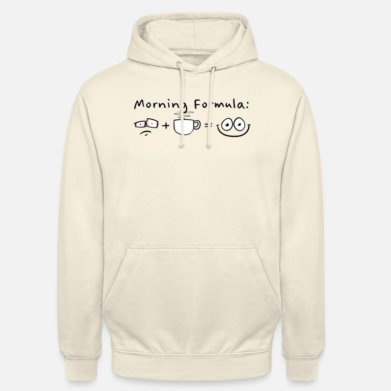 Formule du matin - Sweat-shirt à capuche unisexe - vanille