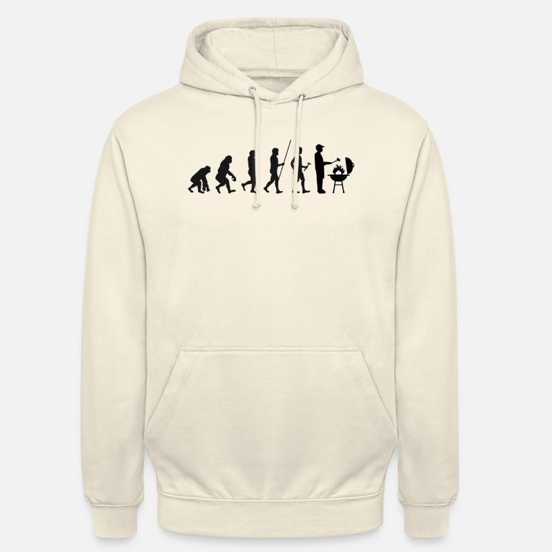 Grillen Evolution - Unisex Hoodie - Vanille-Milchshake
