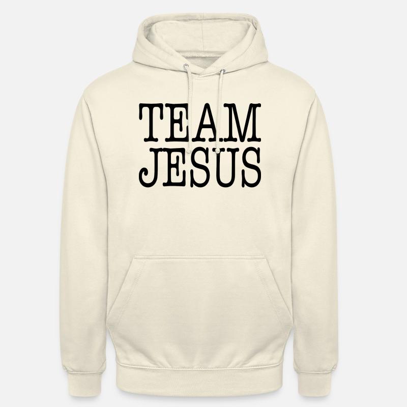 Team Jesus Geschenkidee - Unisex Hoodie - Vanille-Milchshake