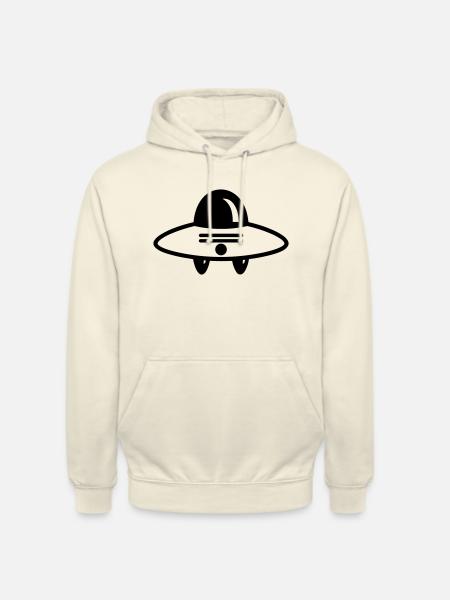 flying saucer - Unisex Hoodie - vanilla