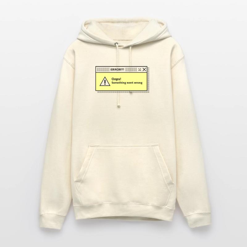 Warning Message System Dialog Error Computer Unisex Hoodie