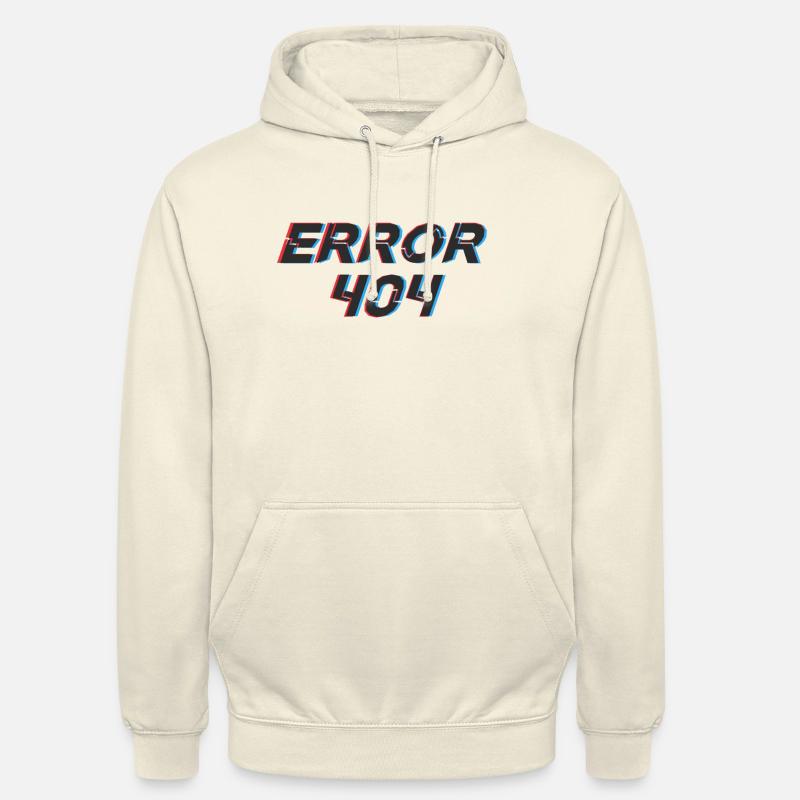 Error - Sweat-shirt à capuche unisexe - vanille