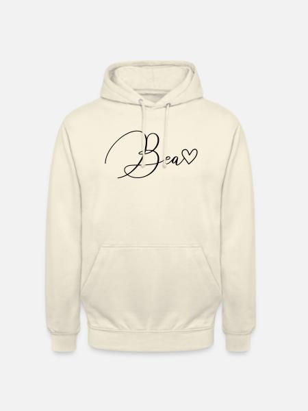 Bea Nom Prénom Fille - Sweat-shirt à capuche unisexe - vanille