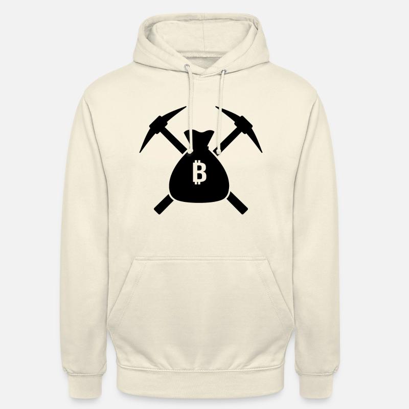 Exploitation minière - Sweat-shirt à capuche unisexe - vanille