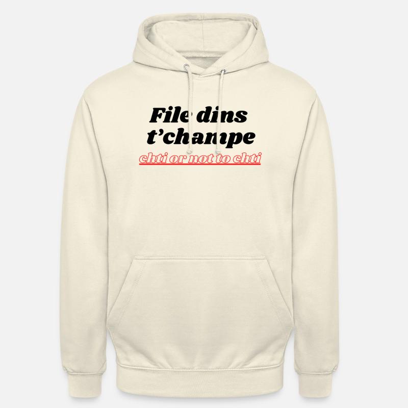 Chti oder nicht zu Chti - Unisex Hoodie - Vanille-Milchshake