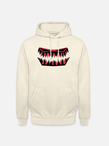 Monster Face - Unisex Hoodie - Vanille-Milchshake