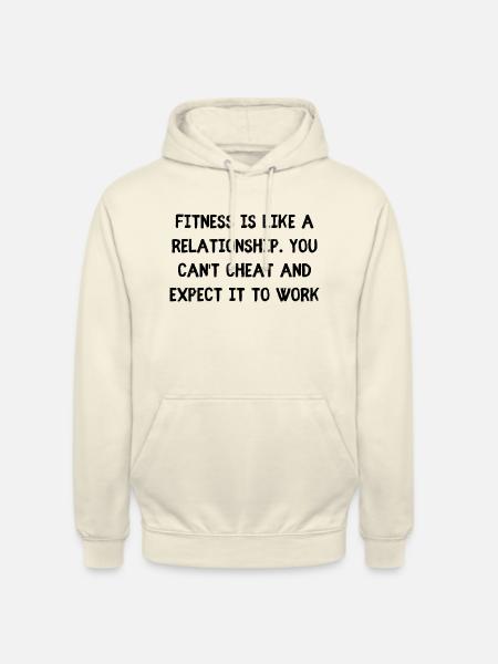 Fitness Relationship - Unisex Hoodie - vanilla