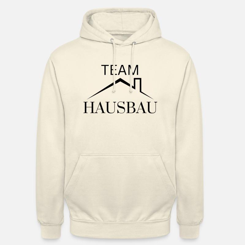 Construction de maisons d’équipe - Sweat-shirt à capuche unisexe - vanille