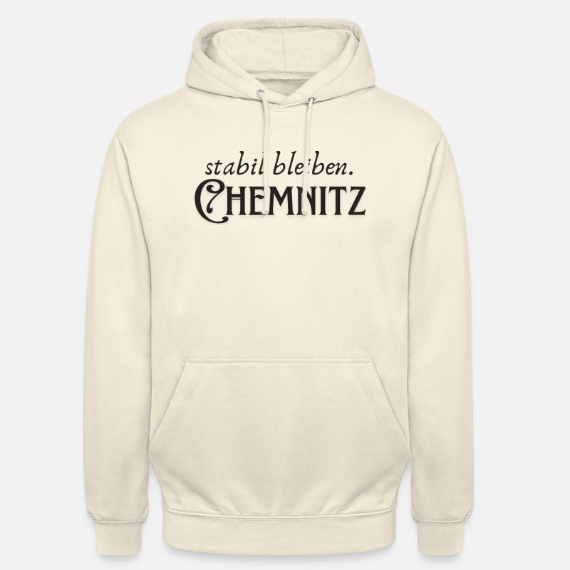 Rester stable Chemnitz - Sweat-shirt à capuche unisexe - vanille