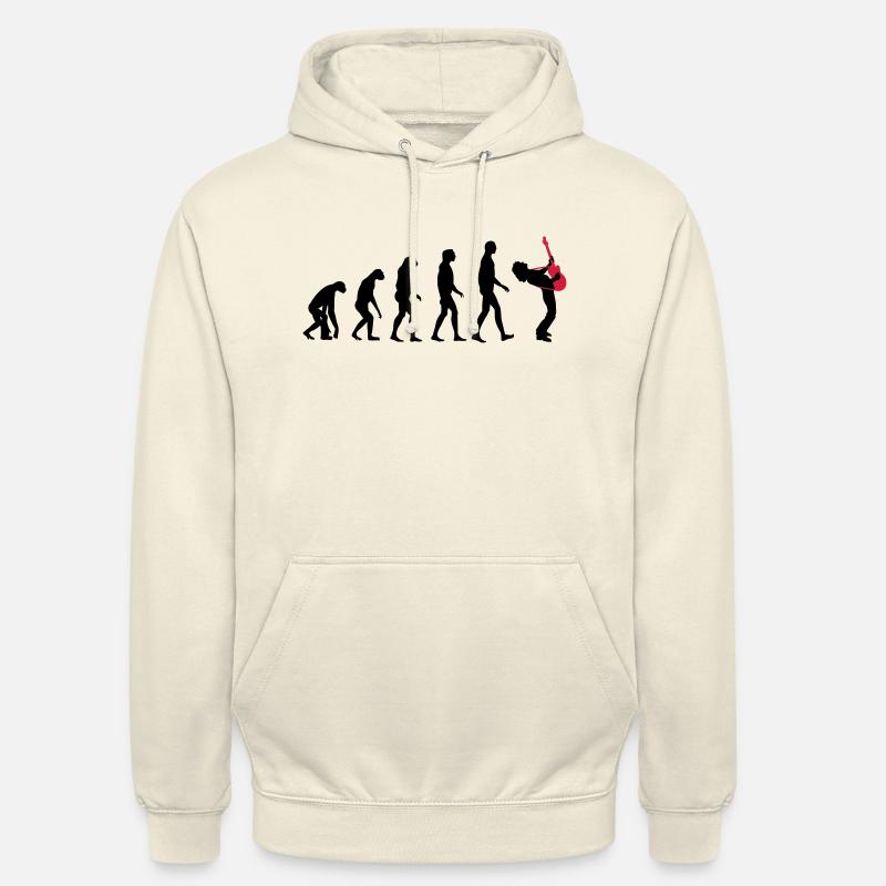 rock evolution - Sweat-shirt à capuche unisexe - vanille