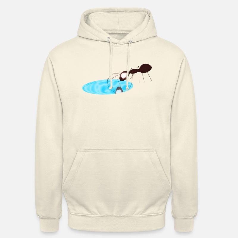 Fourmi - Sweat-shirt à capuche unisexe - vanille