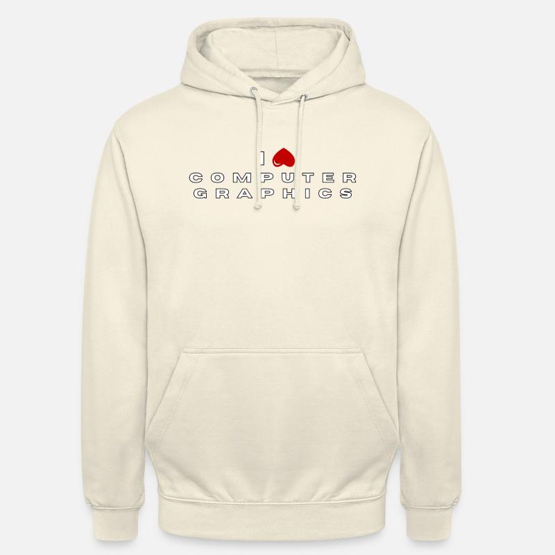 I hate Computer graphics - Unisex Hoodie - vanilla