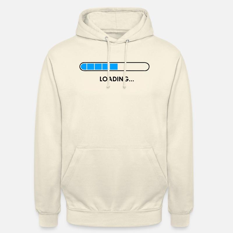 Universelles Loading Symbol - Unisex Hoodie - Vanille-Milchshake