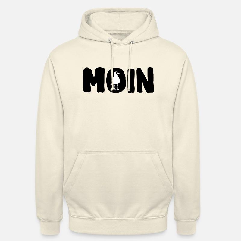 Moin mit Möwe - Unisex Hoodie - Vanille-Milchshake