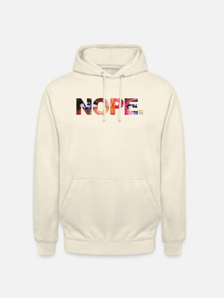 NOPE - sei kein ja-Sager! - Unisex Hoodie - Vanille-Milchshake