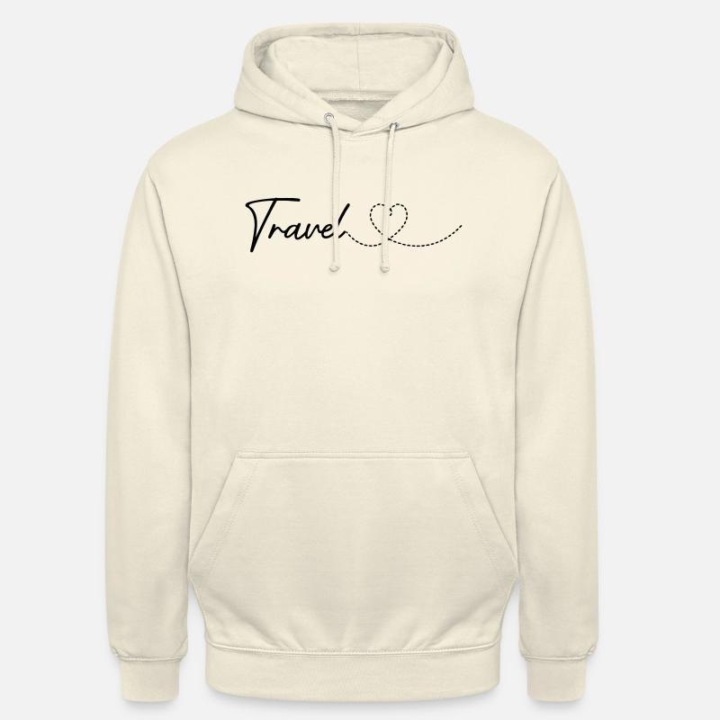 Le parcours d’Urkaub - Sweat-shirt à capuche unisexe - vanille