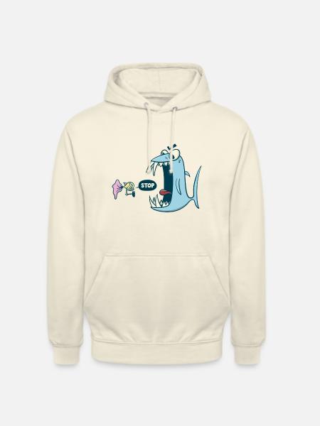 Stop - Small vs. Big - Unisex Hoodie - vanilla