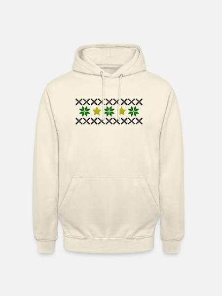 Norway Pattern - Unisex Hoodie - vanilla