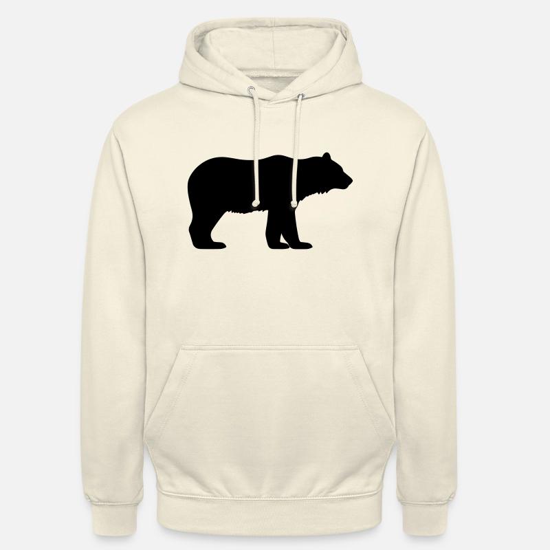 ours - Sweat-shirt à capuche unisexe - vanille