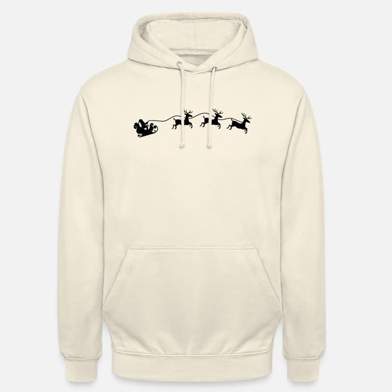 Weihnachtsmann Schlitten - Unisex Hoodie - Vanille-Milchshake