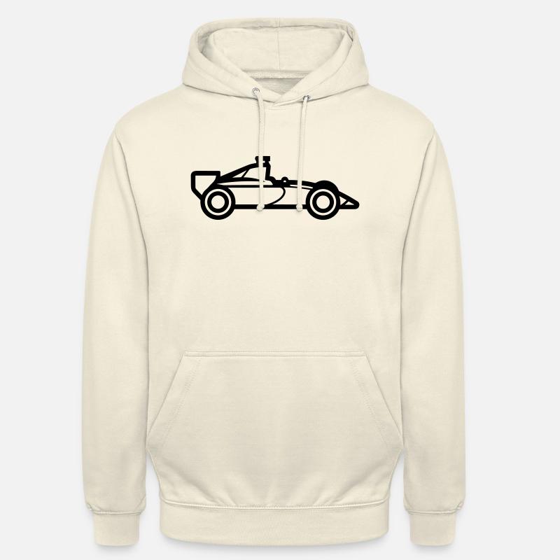 F1 Voiture de course - Sweat-shirt à capuche unisexe - vanille