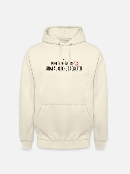 Unglaubliche Bäckerin - Unisex Hoodie - Vanille-Milchshake