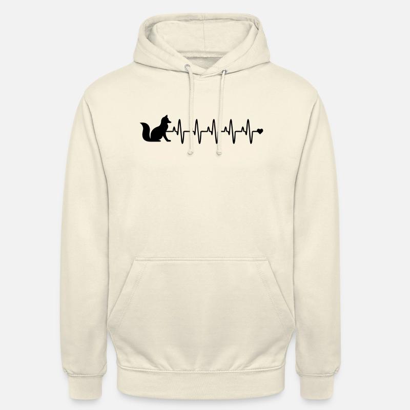 Renard - Sweat-shirt à capuche unisexe - vanille