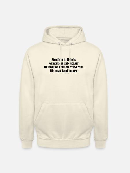 Tradition und Ehre - Unisex Hoodie - Vanille-Milchshake