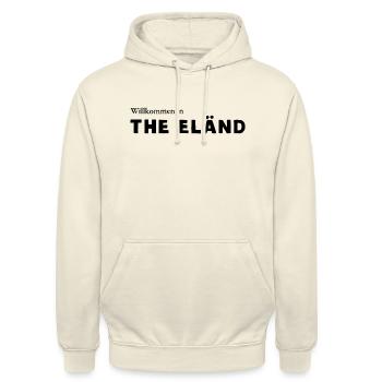 Heimatländ! - Unisex Hoodie - Vanille-Milchshake - Vorne - Alina (178cm) & Michal (187cm)
