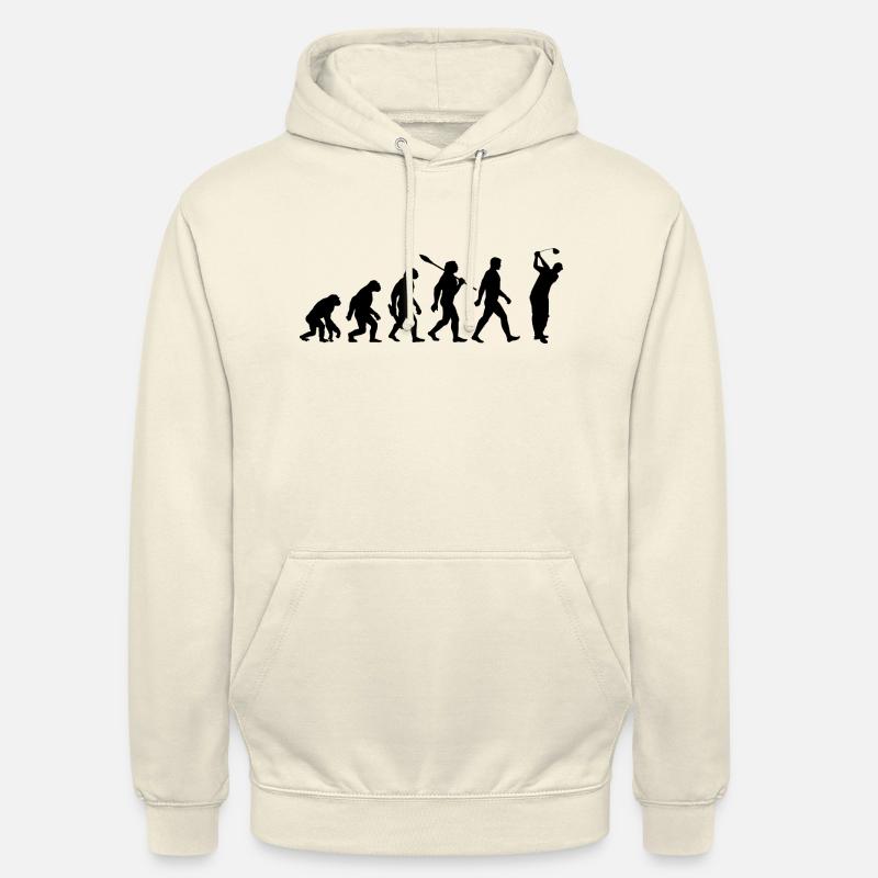 Evolution Golf - Golfer - Unisex Hoodie - vanilla