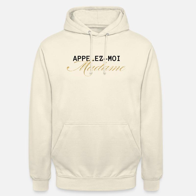 appelez-moi madame gold- future mariée - Sweat-shirt à capuche unisexe - vanille