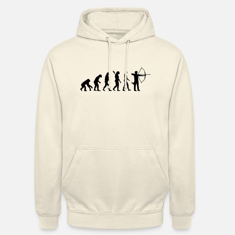 Archery Evolution - Unisex Hoodie - Vanille-Milchshake