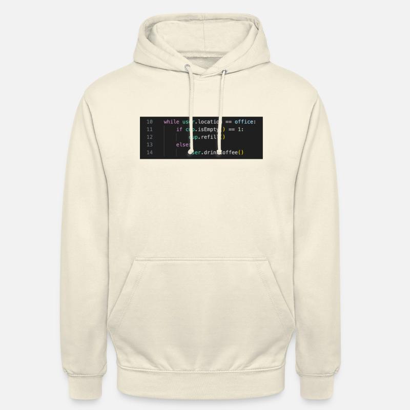 Lustiges Programmierer Büro Meme. - Unisex Hoodie - Vanille-Milchshake