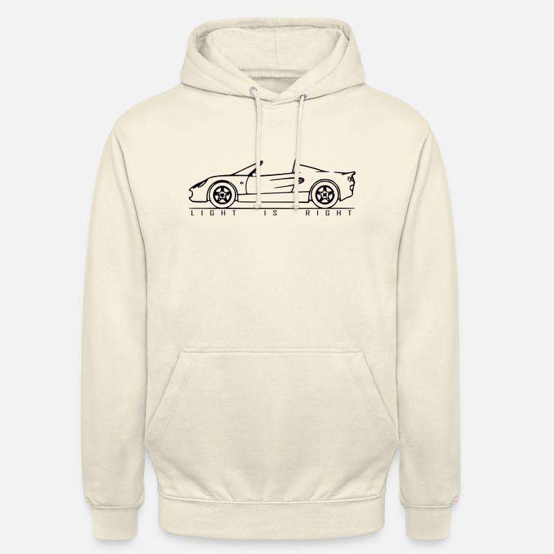 Elise light is right - Sweat-shirt à capuche unisexe - vanille