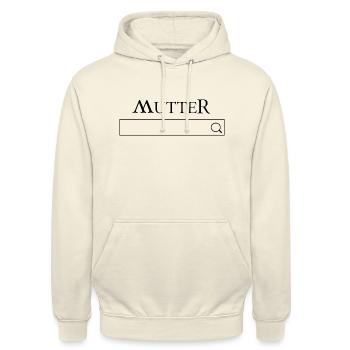 Mutterpedia - Unisex Hoodie - Vanille-Milchshake - Vorne - Alina (178cm) & Michal (187cm)