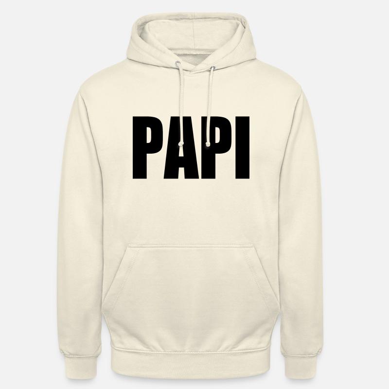 Papi - Sweat-shirt à capuche unisexe - vanille
