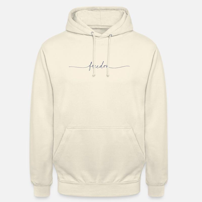 Liberté - Sweat-shirt à capuche unisexe - vanille