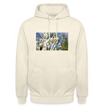 PlantPicture - Unisex Hoodie - Vanille-Milchshake - Vorne - Alina (178cm) & Michal (187cm)