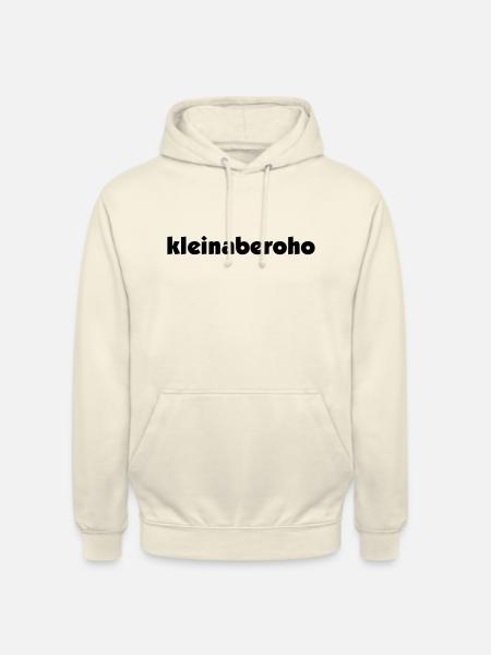 kleinaberoho - klein, aber oho! - Unisex Hoodie - Vanille-Milchshake