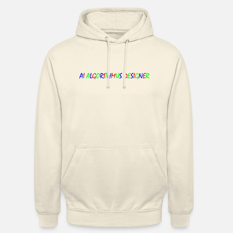 Concepteur d’Algorithim IA - Sweat-shirt à capuche unisexe - vanille