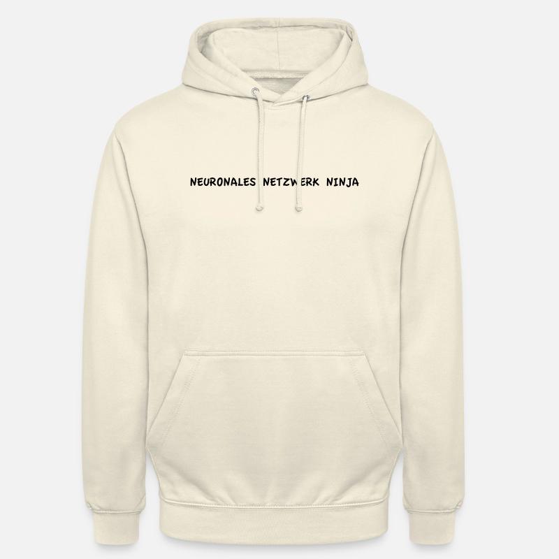 Ninja des réseaux neuronaux - Sweat-shirt à capuche unisexe - vanille