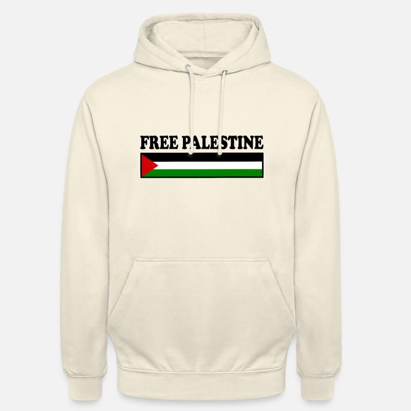Free palestine - Sweat-shirt à capuche unisexe - vanille