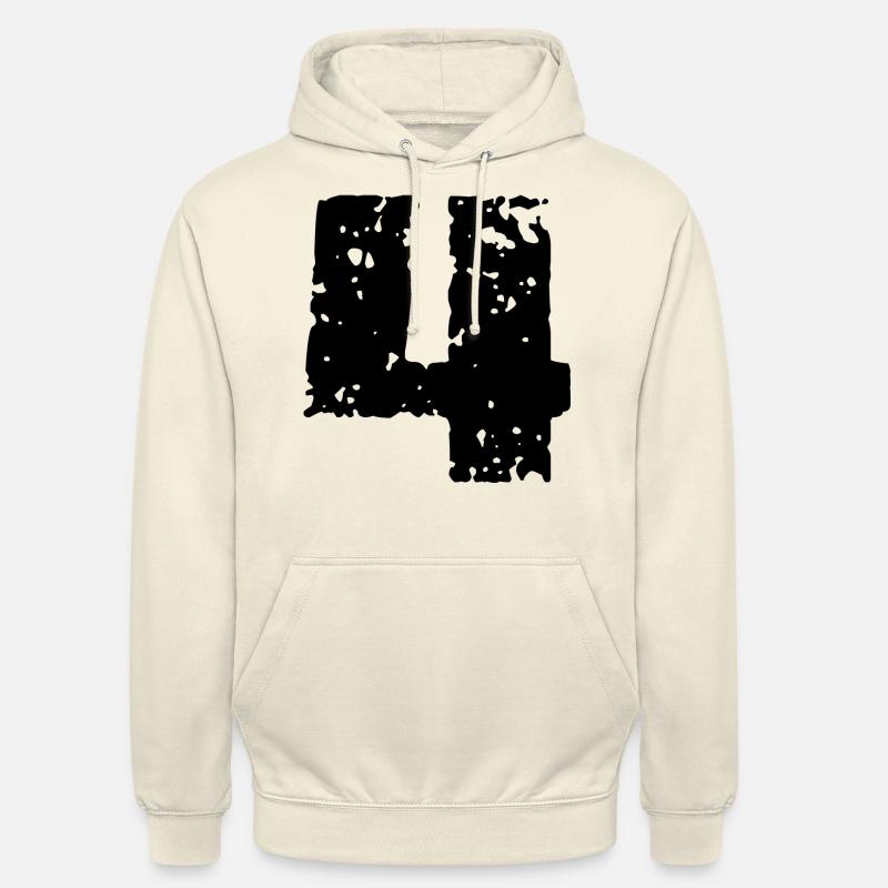 Maillot 4 numéros - Sweat-shirt à capuche unisexe - vanille