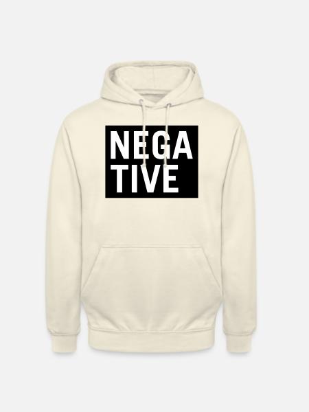 Negative - Unisex Hoodie - vanilla